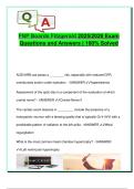 FNP Boards Fitzgerald 2025&sol;2026 Exam  Questions and Answers &vert; 100&percnt; Solved