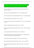 Nyc high pressure boiler license Final Exam Questions Fully Solved 2025&period;