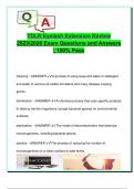 TDLR Eyelash Extension Review  2025&sol;2026 Exam Questions and Answers  &vert; 100&percnt; Pass 