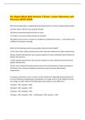 Six Sigma Black Belt Session 3 Exam- Latest Questions and  Answers &lbrace;2025 2026&rcub; 