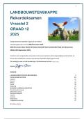 Graad 12 Landbou­wetenskappe Rekord Eksamen & Termynnotas 2025