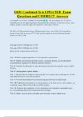 D432 Combined Sets UPDATED  Exam  Questions and CORRECT Answers