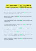 D432  Bundled Exam Questions WITH  CORRECT Answers
