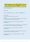 Kumite   Bundled Exam Questions WITH  CORRECT Answers