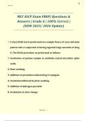 MLT ASCP Exam Review &vert; Questions &  Answers &vert; Grade A &vert; 100&percnt; Correct &vert;  &lpar;2025&sol; 2026 Update&rpar;  
