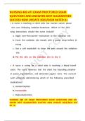 NURSING 480 ATI EXAM PROCTORED EXAM QUESTIONS AND ANSWERS BEST GUARANTEED SUCCESS NEW UPDATE 2023&sol;2024 RATED A&plus;