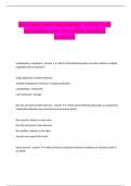 Anatomy and Physiology- TEAS Test questions and complete detailed answers
