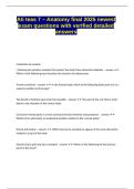 Ati teas 7 &ndash; Anatomy final 2025 newest exam questions with verified detailed answers&period;