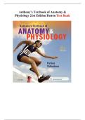 Anthony&rsquo;s Textbook of Anatomy &  Physiology 21st Edition Patton Test Bank