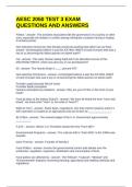 AESC 2050 TEST 3 EXAM QUESTIONS AND ANSWERS
