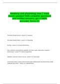 Anatomy and physiology teas 7 most recent updated 2025 complete questions and verified answers&comma; get it 100&percnt; accurate