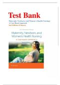 Test Bank for Maternity Newborn and Women&rsquo;s Health Nursing&colon; A Case-Based Approach 2nd Edition by&colon; O&rsquo;Meara&period; Newest Edition 2025