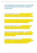 CMN 548 MODULE 1 QUESTIONS AND ANSWERS LATEST 2025-2026 EXAM UPDATE &vert; GRADE A&plus; GUARANTEE