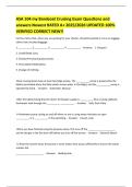 ASA 104 my Bareboat Cruising Exam Questions and answers Newest RATED A&plus; 2025&sol;2026 UPDATED 100&percnt; VERIFIED CORRECT NEW&excl;&excl;