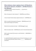 Ohio stationary steam engineer Exam &vert; All Questions and Correct Answers &vert; Graded A&plus; &vert; Verified Answers &vert; Just Released