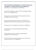 CPI Training Test &vert; All Questions and Correct Answers &vert; Graded A&plus; &vert; Verified Answers &vert; Just Released