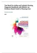 Test Bank for Ackley and Ladwig's Nursing Diagnosis Handbook 13th Edition &vert; Evidence-Based NCLEX Prep &vert; 100&plus; Questions & Rationales&period;