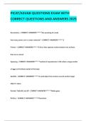 PICAT&sol;ASVAB QUESTIONS EXAM WITH CORRECT QUESTIONS AND ANSWERS 2025