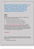 HESI Fundamentals Exit Exam V1&comma; V2 & V3 RN & PN Fundamentals Test Bank &ndash; Latest 2025 Update Complete Questions with Correct Verified Answers Graded A&plus;