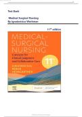 Test Bank For Medical-Surgical Nursing&colon; Concepts for Clinical Judgment and Collaborative Care 11th Edition By Ignatavicius Workman  &vert;&vert; Latest