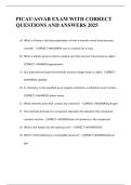 PICAT&sol;ASVAB EXAM WITH CORRECT QUESTIONS AND ANSWERS 2025