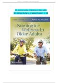 Test Bank for Nursing for Wellness in Older Adults 9th Edition By Carol A&period; Miller &vert; All Chapter's &lpar;1 - 29&rpar; &vert; Complete 2024 A&plus;