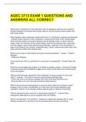 AGEC 3713 EXAM 1 QUESTIONS AND ANSWERS ALL CORRECT 