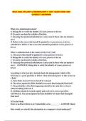 WGU D484&sol;D484 PACKAGED EXAMS&colon; QUESTIONS AND CORRECT ANSWERS