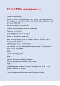 CAPA CPAN exam with answers