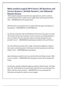 Relias medical surgical RN A Exam &vert; All Questions and Correct Answers &vert; Verified Answers &vert; Just Released &vert; Newest Version