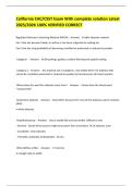 California CAC&sol;CSST Exam With complete solution Latest 2025&sol;2026 100&percnt; VERIFIED CORRECT 