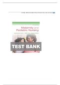 Test bank for Maternity and Pediatrics Nursing&comma; 5th Edition by Susan Ricci&semi; Theresa Kyle&semi; Susan Carman &vert; 9781496386090&vert; All chapters 1-51 &vert; LATEST 2025&sol;2026