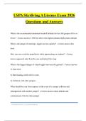 USPA Skydiving A License Exam 2026 Questions and Answers