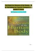 TEST BANK FOR Diseases of the Human Body Seventh Edition by Carol D&period; Tamparo &comma; Jennifer T&period; Davis ISBN&colon;978-1719640381 ALL CHAPTERS COVERED YOUR ULTIMATE GUIDE 100&percnt; VERIFIED A&plus; GRADE ASSURED&excl;&excl;&excl;&excl;&excl;&excl; NEW LATEST UPDATE&excl;&excl;&excl;&excl;&excl;&excl;&excl;