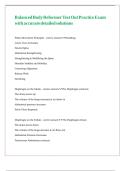 Balanced Body Reformer Test Out Practice Exam with accurate detailed solutions