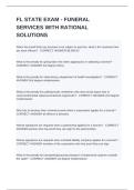 FL STATE EXAM - FUNERAL SERVICES WITH RATIONAL SOLUTIONS