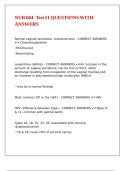 NUR 684- Test -1 QUESTIONS WITH ANSWERS&comma;