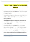 CDASA I&colon; DIE Exam 2026 Questions and Answers