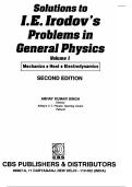 Problems in General Physics &ndash; Solutions Manual &lpar;Vol&period; 1&comma; 2nd Edition&comma; I&period;E&period; Irodov&comma; by A&period; Singh&comma; 1998&rpar; &vert; Complete Worked Solutions