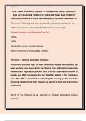 ANCC PMHNP Psych-Mental Health Exam 2025 &ndash; Complete Test Bank with Verified Correct Answers