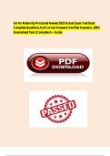 Ati Rn Maternity Proctored Newest 2025 Actual Exam Test Bank Complete Questions And Correct Answers &lpar;Verified Answers&rpar;&comma; 100&percnt; Guaranteed Pass &vert;&vert;Complete A&plus; Guide