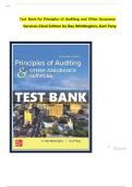 Complete Test Bank &ndash; Principles of Auditing and Other Assurance Services&comma; 22nd Edition &vert; Ray Whittington & Kurt Pany &vert; A&plus; Exam Prep