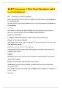 TCFP Instructor 3 Test Prep Questions With Correct Answers 