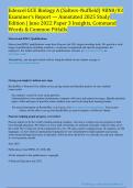 Edexcel GCE Biology A &lpar;Salters-Nuffield&rpar; 9BN0&sol;03 Examiner&rsquo;s Report &mdash; Annotated 2025 Study Edition &vert; June 2022 Paper 3 Insights&comma; Command Words & Common Pitfalls
