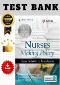 Test Bank for Nurses Making Policy&colon; From Bedside to Boardroom 3rd Edition Patton&comma; Zalon&comma; Ludwick &vert; All Chapters &lpar;1&ndash;15&rpar; &vert; 2025 &vert; 100&percnt; Pass