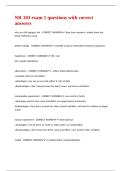 NR 103 exam 1 questions with correct answers 