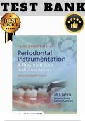 Test Bank for Fundamentals of Periodontal Instrumentation & Advanced Root Instrumentation 8th Edition Gehrig&comma; Sroda&comma; Saccuzzo &vert; All Modules &lpar;1&ndash;27&rpar; &vert; 2025 Version &vert; Verified