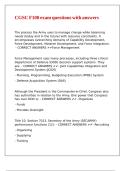 CGSC F100 exam questions with answers