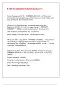 F100 Exam questions with answers
