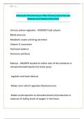 Rasmussen Pathophysiology Mod 4 Exam 2 Questions and Answers with Complete Solutions&period;